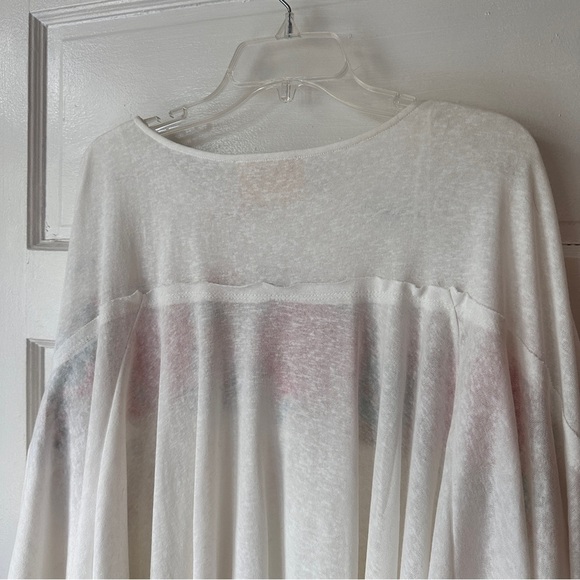 Savanna Jane Floral Embroidered Kimono Sleeve Blouse Flowy Relaxed Fit Boho - Picture 12 of 16